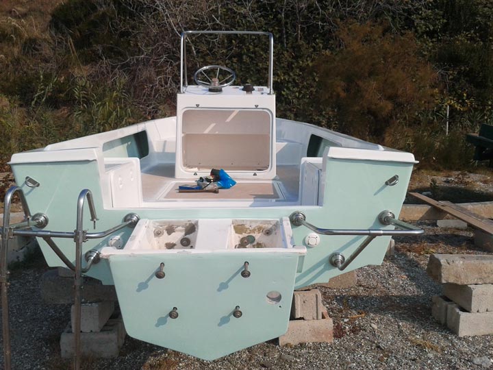 Vetroresina barca dopo